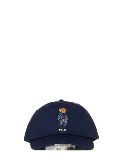 Polo Ralph Lauren Cappello Polo Bear  In Blu