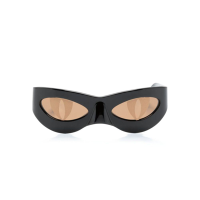 Charles Jeffrey Loverboy Neko Cat-eye Sunglasses In Black