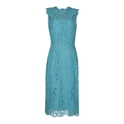 Dolce & Gabbana Dresses In Turquoise