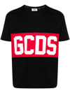GCDS GCDS COTTON T-SHIRT WITH LOGO PRINT