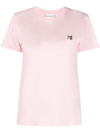 Maison Kitsuné Woman T-shirt Pink Size Xs Cotton In Multi