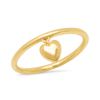 ERINESS HANGING HEART RING