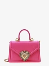 Dolce & Gabbana Devotion Small Bag In Pink
