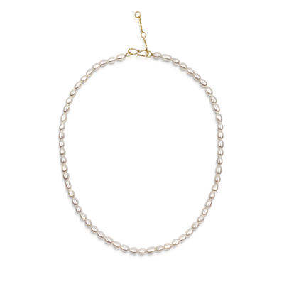 Daphine Gia Necklace In Pearl