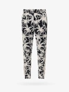 Palm Angels Nylon Trouser With Palms Allover Print In Black