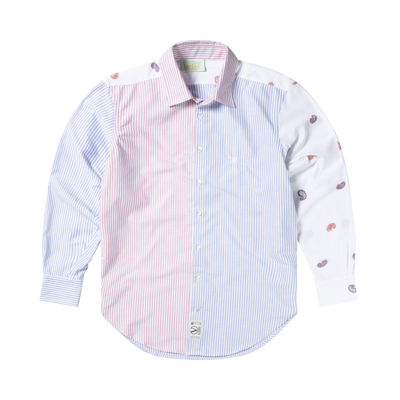 Pre-owned Aries Patchwork Shirt 'multicolor' In Multi-color