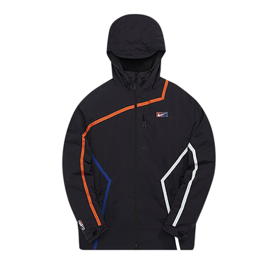 Pre-owned Nike X Kith New York Knicks Madison Jacket 'black'