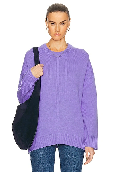 A.l.c Ayden Wool-cashmere Crewneck Sweater In Bright Lilac