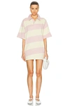 Burberry Cotton Polo In Cameo Pattern