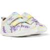 Camper Sneakers For First Walkers In White,purple,blue