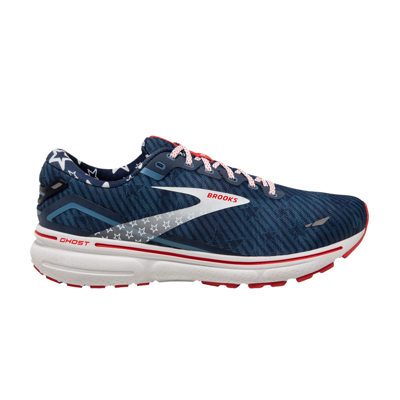 Pre-owned Brooks Wmns Ghost 15 'independence Day' In Blue