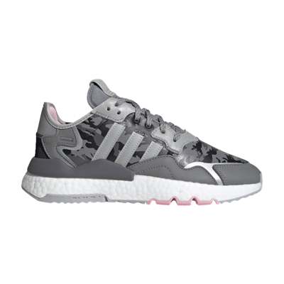 Pre-owned Adidas Originals Wmns Nite Jogger 'true Pink' In Grey