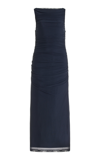 SIGNIFICANT OTHER SARIA RUCHED KNIT-JERSEY MIDI DRESS