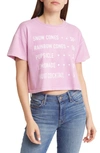 Mother The Grab Back Crop T-shirt In Ooe - One Of Each