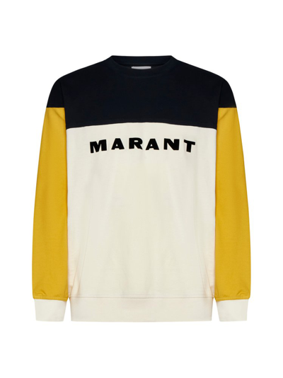 Isabel Marant Aftone Crewneck Sweatshirt In Multi