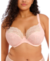 Elomi Lucie Full Figure Underwire Plunge Bra In Pale Blush
