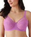 WACOAL RETRO CHIC FULL-FIGURE UNDERWIRE BRA 855186, UP TO J CUP