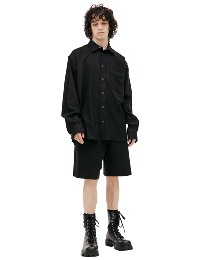 Vtmnts Black Cotton Shirt