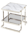 SAGEBROOK HOME SAGEBROOK HOME METAL/MARBLE GLASS