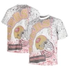 MITCHELL & NESS MITCHELL & NESS WHITE SAN FRANCISCO 49ERS BIG & TALL ALLOVER PRINT T-SHIRT