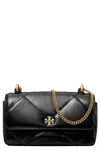 TORY BURCH KIRA MINI DIAMOND QUILTED LEATHER CROSSBODY BAG