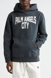 PALM ANGELS COTTON FRENCH TERRY GRAPHIC HOODIE