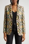 ETRO ETRO PAISLEY PRINT SILK TWILL BLAZER