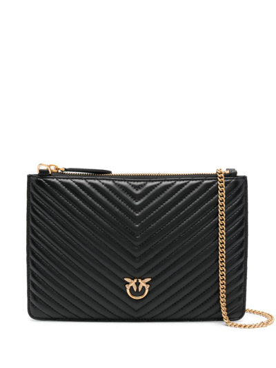 Pinko 'flat Classic' Clutch Bag In Black