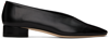 AEYDE BLACK DELIA BALLERINA FLATS