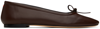 AEYDE BROWN DELFINA BALLERINA FLATS