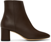 Repetto Melo Ankle Boots In 1334 Ristretto
