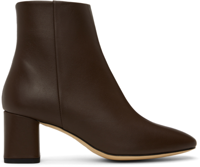 Repetto Melo Ankle Boots In Ristretto Brown