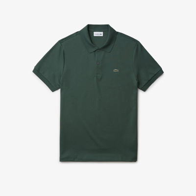 Lacoste Ultra Soft Cotton Pima Jersey Polo - Xl - 6 In Green