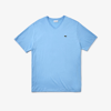 Lacoste Men's Big Fit V-neck Pima T-shirt - 3xl Big In Blue