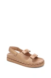 Ash Ursula Slingback Sandal In Skin