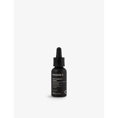 Mission C 3000mg Post-workout Cbd Oil 30ml In White