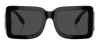 Burberry Womens Black Be4406u Square-frame Acetate Sunglasses In Grey