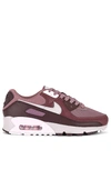 Nike Air Max 90 Sneaker In Smokey Mauve  Platinum Violet  & Dark Po
