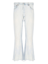 Gallery Dept. Flared Light-wash Denim Jeans In Light Blue