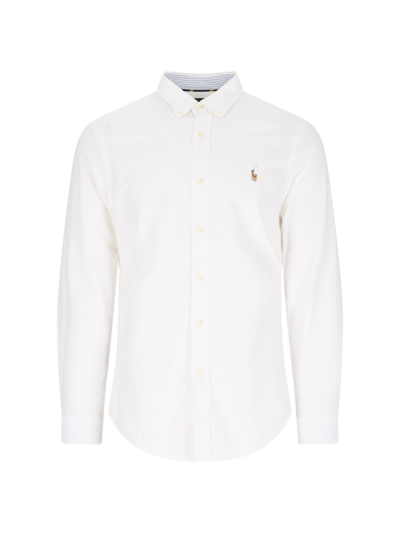 Polo Ralph Lauren Logo Shirt In White