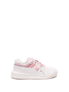 Valentino Low-cut Lace-up Sneakers In White