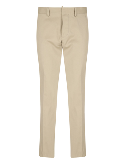 Dsquared2 Slim Pants In Beige