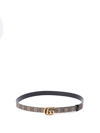 GUCCI `GG MARMONT` REVERSIBLE THIN BELT