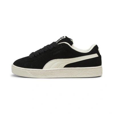 Puma X Pleasures Suede Xl Lace In Black-frosted Ivory