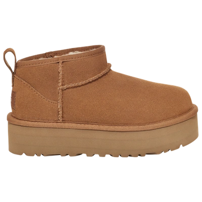 Ugg Kids' Girls  Ultra Mini Platform In Chestnut/chestnut