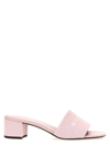 Givenchy Logo-print Canvas Mules In Pink