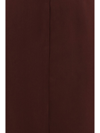 Loulou Studio Lys Silk Blend Midi Skirt In Midnight Bordeaux