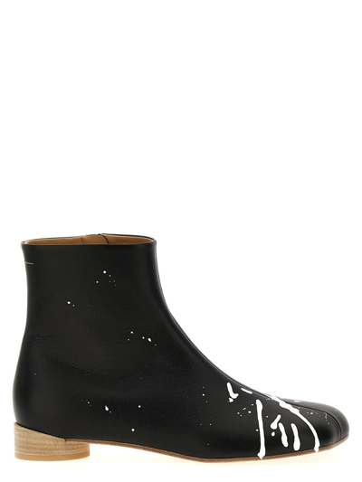 Mm6 Maison Margiela Anatomical Ankle Boots In Multicolor