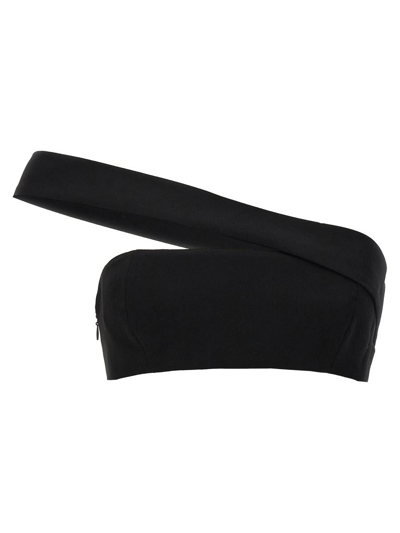 Monot One-shoulder Top In Negro