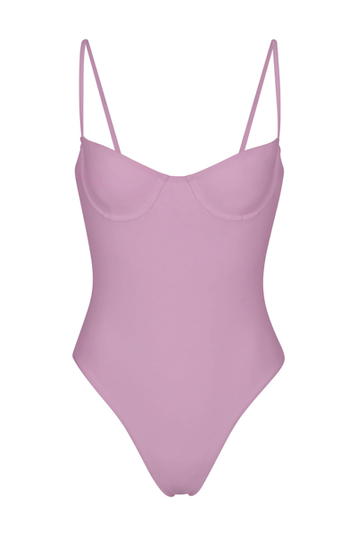 Anemos The Balconette Underwire One-piece In Orchid